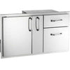 Fire Magic 36 x 18 Access Door with Platter and Double Drawer