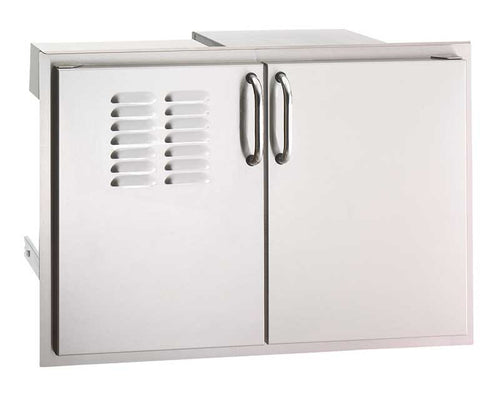 Fire Magic Double Access Doors with Dual Drawers and Tank/Trash Tray