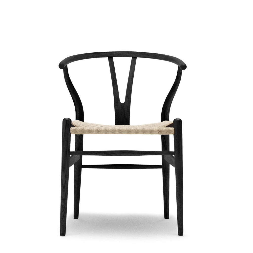 Classic Wishbone Dining Chair - Black