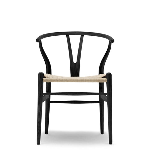 Classic Wishbone Dining Chair - Black