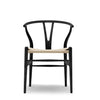 Classic Wishbone Dining Chair - Black