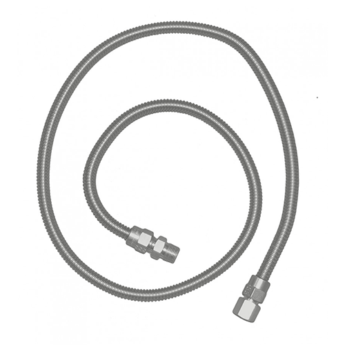 48" Stainless Steel Flex Line
