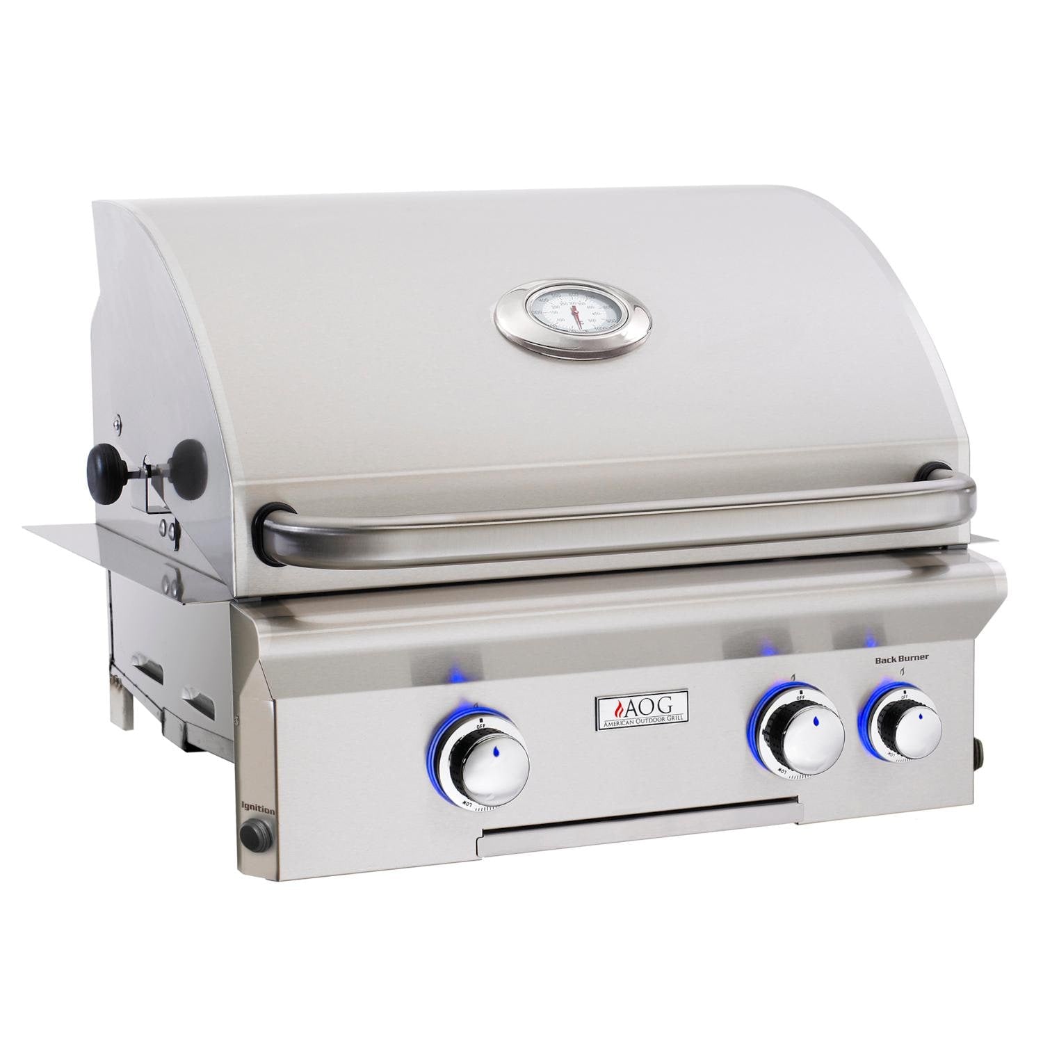 American Outdoor Grill L-Series 24-Inch 2-Burner Built-In Natural Gas Grill With Rotisserie
