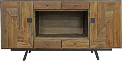 Reclaimed Brown Buffet Cabinet
