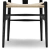 Classic Wishbone Dining Chair - Black