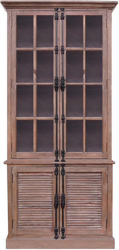 French Casement Glass Cabinet