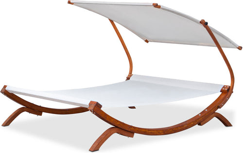 Hilsboro Sun Lounger In White