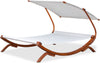 Hilsboro Sun Lounger In White