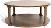 Pillar Coffee Table Brown