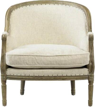 Savannah Accent Chair In White