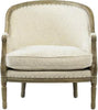 Savannah Accent Chair In White