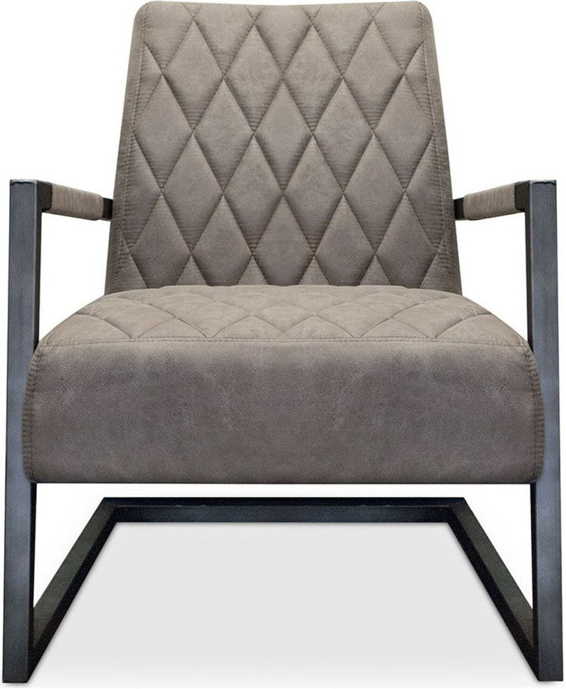 Simone Accent Chair In Gray