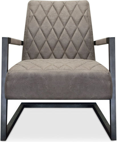 Simone Accent Chair In Gray