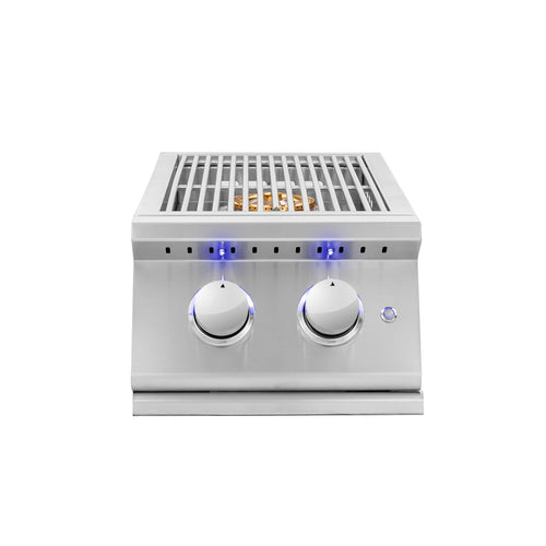 Sizzler Pro Double Side Burner w/LED Illumination