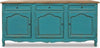 Turquoise Reclaimed Wood Buffet