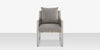 Scorpio Dining Arm Chair, Gray