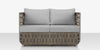 Scorpio Loveseat, Gray with Standard Gray Cushion
