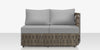 Scorpio Right Arm Loveseat, Gray with Standard Gray Cushion