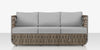 Scorpio Sofa, Gray with Standard Gray Cushion