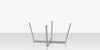Contemporary Flat X 49 Style Dining Table Base