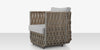 Scorpio Club Chair, Gray with Standard Gray Cushion