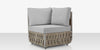 Scorpio Corner Square, Gray with Standard Gray Cushion