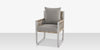 Scorpio Dining Arm Chair, Gray