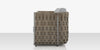 Scorpio Loveseat, Gray with Standard Gray Cushion