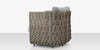 Scorpio Club Chair, Gray with Standard Gray Cushion