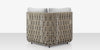 Scorpio Corner Square, Gray with Standard Gray Cushion