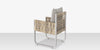 Scorpio Dining Arm Chair, Gray