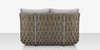 Scorpio Loveseat, Gray with Standard Gray Cushion