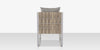 Scorpio Dining Arm Chair, Gray