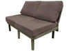 Luxe Armless Loveseat