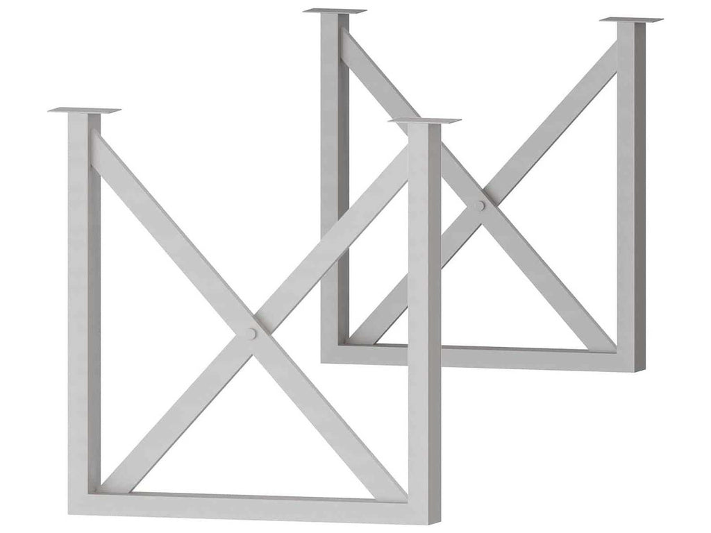 Contemporary  Square X Style Bar Table Base