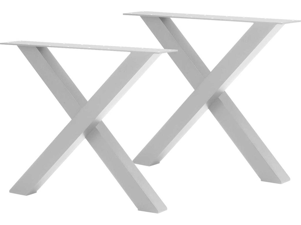 Contemporary X Style Dining Table Base