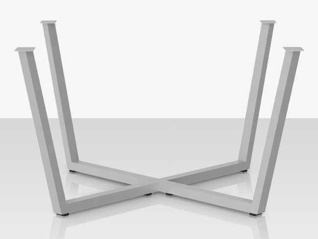 Contemporary Flat X 49 Style Dining Table Base