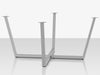 Contemporary Flat X 49 Style Dining Table Base