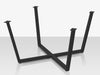 Contemporary Flat X 49 Style Dining Table Base