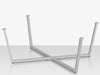 Contemporary Flat X 96 Style Dining Table Base