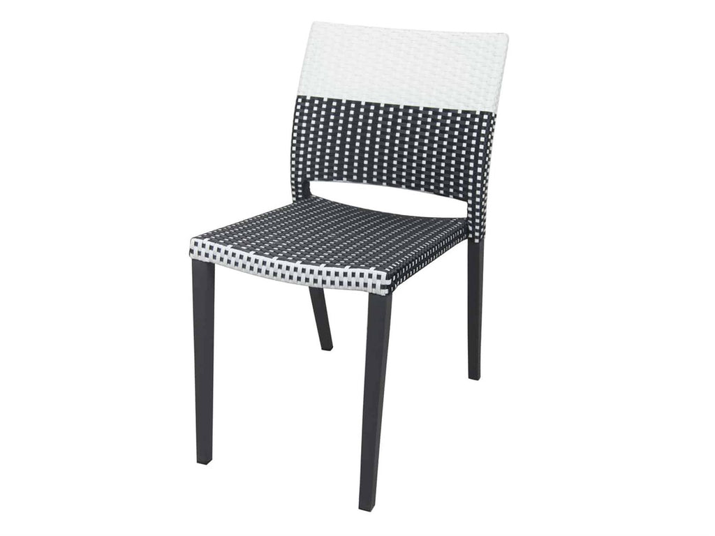 Chloe Wicker Dining Side Armless Chair