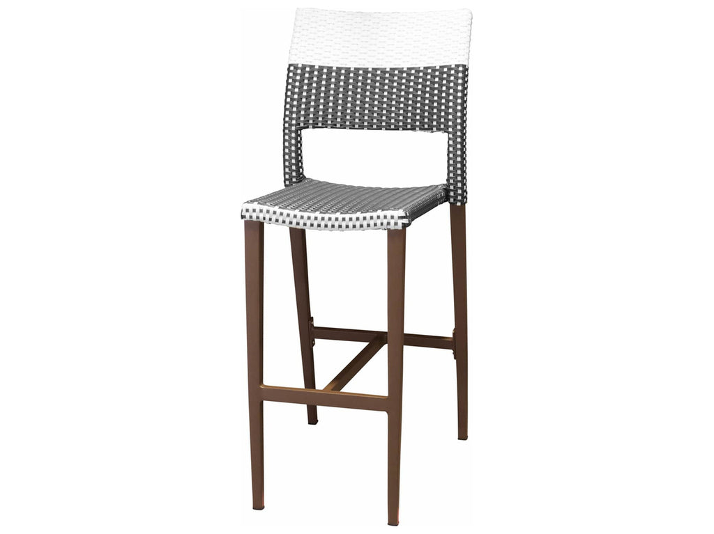 Chloe Wicker Bar Side Armless Chair