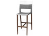 Chloe Wicker Bar Side Armless Chair