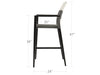Chloe Wicker Bar Arm Chair