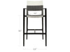 Chloe Wicker Bar Arm Chair