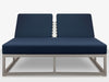 Iconic Aluminum Double Chaise Lounge