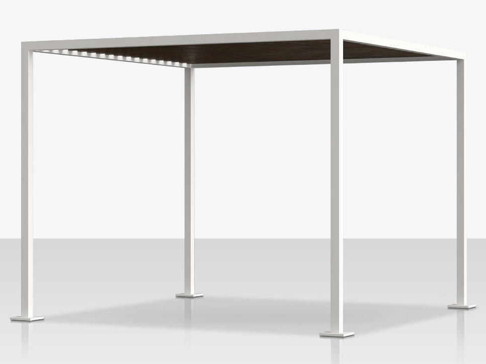 Breeze Cabana 10' Optional: Aluminum Wood Grain Slats - Top