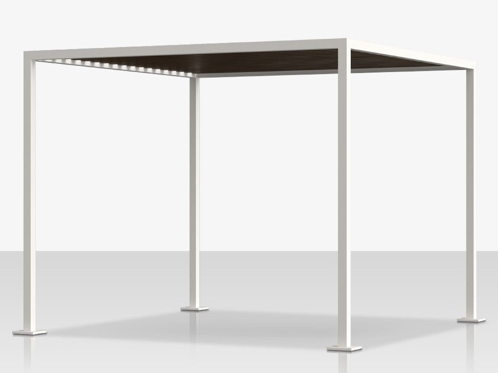 Breeze Cabana 15' Optional: Aluminum Wood Grain Slats - Top
