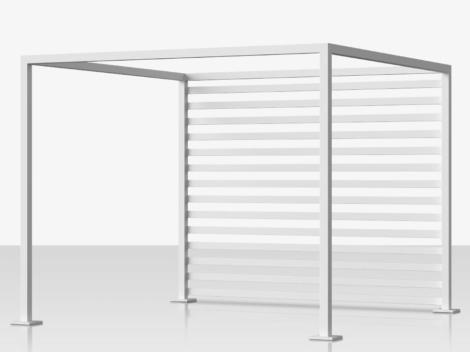 Breeze Cabana 15' Optional: Aluminum Slats - Back