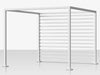Breeze Cabana 8' Optional: Aluminum Slats - Back